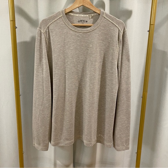 ORVIS pullover long sleeve crew neck shirt - Picture 1 of 6
